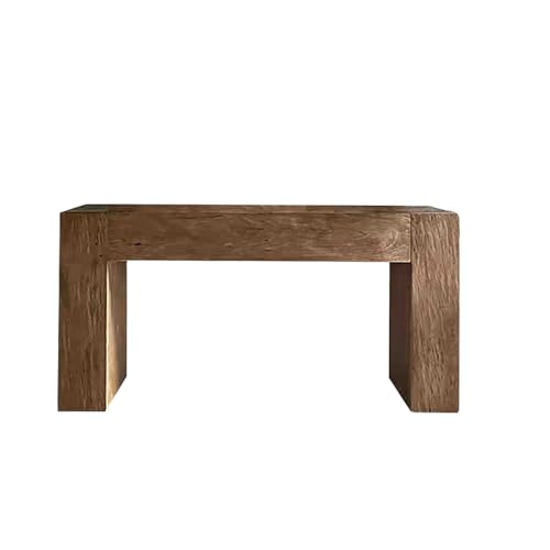 100 cm Eingangstisch Sofa-Konsolentisch, Langer Schmaler Sofatisch Aus Holz Hinter Der Couch, Sofatisch Im Industriestil, für Flur, Schlafzimmer(Light Walnut,120cm/47.2in) von LHXLSH