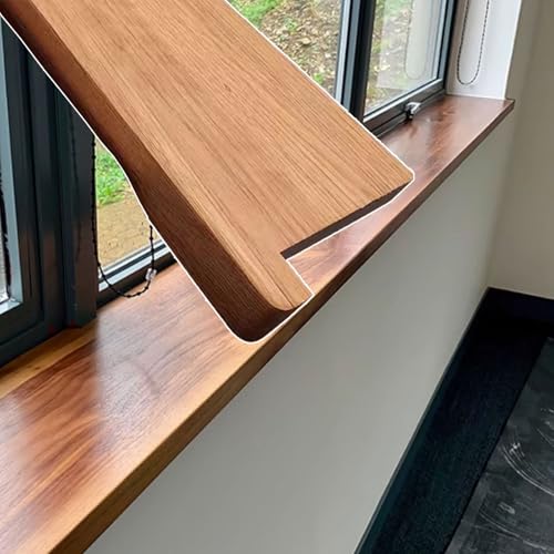 Kantenschutzplatte Für Treppen, Fensterbank Innen Innenfensterbank, Leicht Zu Reinigen, Holz Treppenstufe, Den Innenbereich, Eichenholz-Ersatzplatten(47.2x7.9in/120x20cm) von LHXLSH