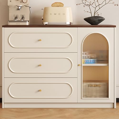 LHXLSH Mehrzweckschrank, Küchenvorratsschrank 2 Türen, Putzschrank Mit Sichtfenster Aus Acryl Aus, Mehrzweckschrank, für KücheWohnzimmer,Schlafzimmer,Esszimmer,Garage(100cm/39.4in) von LHXLSH