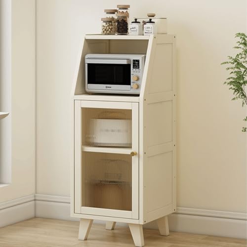 LHXLSH Mehrzweckschrank, Waschküche Möbel, Beistellschrank, Mehrzweckschrank Sideboard Kommode, Kommoden & Sideboards für Wohnzimmer, Esszimmer(White,35cm/13.8in) von LHXLSH