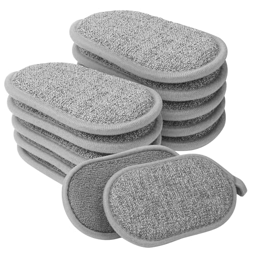 12er Pack Spülschwamm, Mehrzweck Küchenschwamm, wiederverwendbar Spülschwämme und unschädlich für die Hände, geeignet zum Reinigen von Putzschwamm auf Badezimmerarbeitsplatten und Töpfen 12er Pack Spülschwamm, Mehrzweck Küchenschwamm, wiederverwendbar Spülschwämme und unschädlich für die Hände, geeignet zum Reinigen von Putzschwamm auf Badezimmerarbeitsplatten und Töpfen von LIAILA