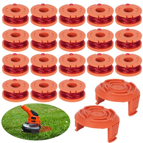 18 Stück für Worx rasentrimmer spule, Durchmesser 1,65 mm, Länge 3 m, kompatibel mit einer Vielzahl für Works rasentrimmer, halten Sie Ihren Mäher so gut wie neu und sorgen Sie effizientes Mähen 18 Stück für Worx rasentrimmer spule, Durchmesser 1,65 mm, Länge 3 m, kompatibel mit einer Vielzahl für Works rasentrimmer, halten Sie Ihren Mäher so gut wie neu und sorgen Sie effizientes Mähen von LIAILA