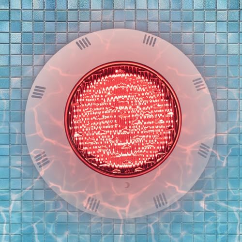 LIAIZE RGB LED Poolbeleuchtung, 36W Unterwasser Poolscheinwerfer mit Fernbedienung, Poolscheinwerfer Poolleuchte IP68, 7-Farbkombinationen und 3-dynamische Modi von LIAIZE