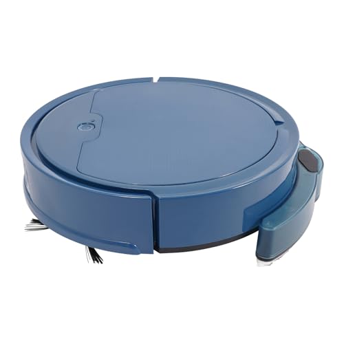 LIAIZE Saugroboter, 3-in-1 Kehrmaschine(Fegen, Saugen und Wischen), 80min Laufzeit Staubsauger Roboter, 1100Pac Staubsaugerroboter, Roboterstaubsauger mit APP Intelligente Steuerung (Blau) von LIAIZE