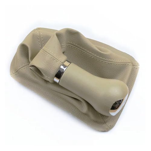 LIANGBAOS Schalthebel Abdeckung Für Chery A5 5 Geschwindigkeit Schalthebel Set Getriebe Handball Staub Abdeckung Schaltknauf Boot(Beige) von LIANGBAOS