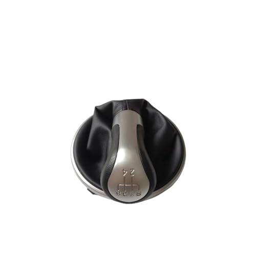 LIANGBAOS Schalthebel Abdeckung Für Skoda Für Fabia II 2007-2012 Auto Schaltknauf Silber Kappe Auto Styling Zubehör von LIANGBAOS