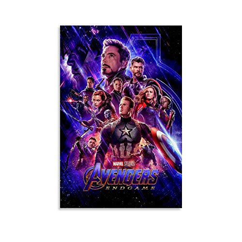 LIANGBO Avengers Endgame 4k Poster Poster dekorative Malerei Leinwand Wandkunst Wohnzimmer Poster Schlafzimmer Malerei 12x18inch(30x45cm) von LIANGBO