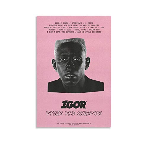 LIANGBO Tyler The Creator Igor Poster Leinwand Kunst Poster und Wandkunst Bilddruck Moderne Familienzimmer Dekor Poster 12x18inch(30x45cm) von LIANGBO