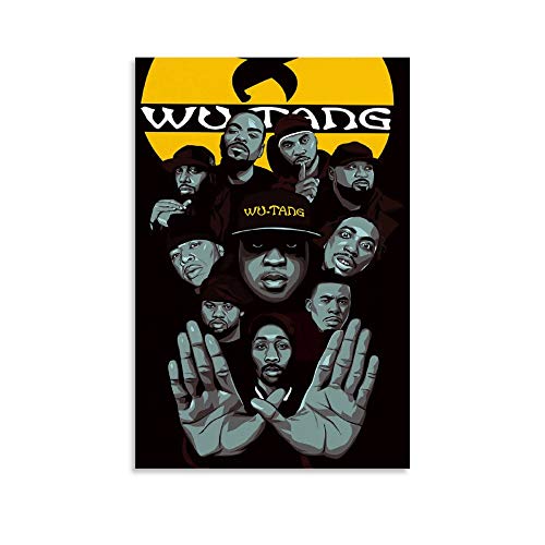 LIANGBO Wu Tang Clan (2) Leinwand Kunst Poster und Wandkunst Bilddruck Moderne Familienzimmer Dekor Poster 12x18inch(30x45cm) von LIANGBO