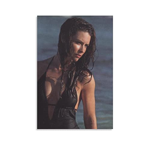 Evangeline Lilly Sexy Kunst-Foto-Poster, 3 Leinwand-Wandkunst, Poster, dekoratives Schlafzimmer, moderner Heimdruck, Poster, 30 x 45 cm von LIANGFANG