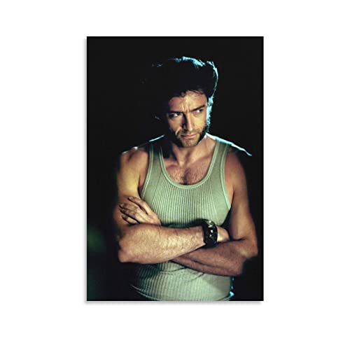 Hugh Jackman Sexy Handsome Star Kunst-Fotoposter 6 Druck Foto Kunst Gemälde Leinwand Poster Home Deko Schlafzimmer Moderne Dekor Poster Geschenke 20 x 30 cm von LIANGFANG