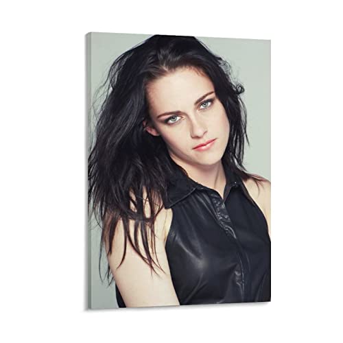 Kristen Stewart Beauty Star Kunst-Fotoposter, 17 Geschenke, Leinwandgemälde, Poster, Wandkunst, dekorative Bilder, Drucke, moderne Dekoration, gerahmt 30 x 45 cm von LIANGFANG