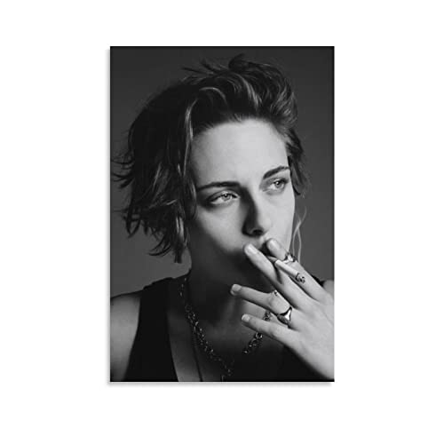 Kristen Stewart Beauty Star Kunst-Fotoposter, 8 Bilder, Druck, Leinwand, Poster, Wandfarbe, Kunst, Poster, Dekoration, moderne Heimkunstwerke, Geschenkidee, 20 x 30 cm von LIANGFANG