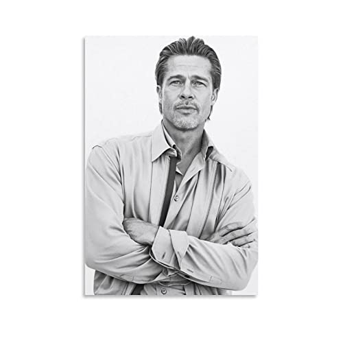 LIANGFANG Brad Pitt Sexy Handsome Art Photo Poster 2 Leinwandkunst Poster und Wandkunst Bild Druck Modern Familie Schlafzimmer Dekor Poster 60 x 90 cm von LIANGFANG