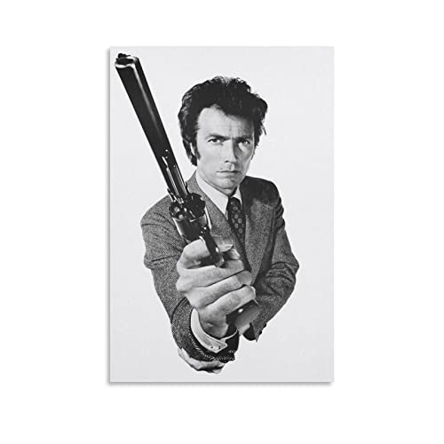 LIANGFANG Clint Eastwood Handsome Star Art Photo Poster 7 Wandkunst Poster Geschenke Schlafzimmer Drucke Heimdekoration Hängendes Bild Leinwand Malerei Poster 50 x 75 cm von LIANGFANG