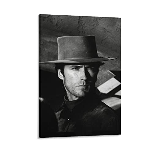 LIANGFANG Clint Eastwood Handsome Star Art Photo Poster 8 Home Decor Poster Wandkunst Hängendes Bild Druck Schlafzimmer Dekorative Malerei Poster Raum Ästhetik 30 x 45 cm von LIANGFANG