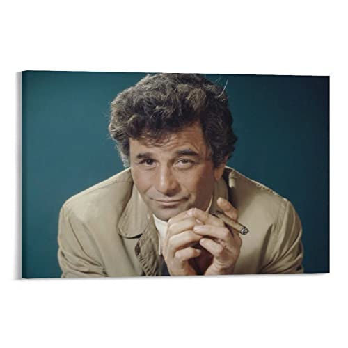 LIANGFANG Columbo Classic Suspense Series Art Poster 7 Kunstwerke Leinwand Poster Zimmer Ästhetische Wandkunst Drucke Zuhause Moderne Dekoration Geschenke gerahmt 40 x 60 cm von LIANGFANG