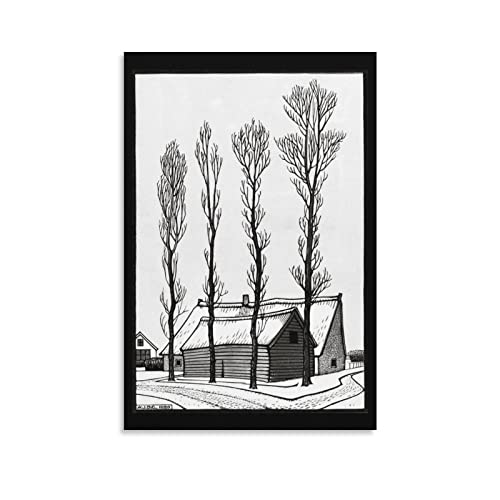 LIANGFANG Julie de Graag Malerei Kunstposter Winter Leinwand Kunst Poster und Wandkunst Bild Druck Moderne Familie Schlafzimmer Dekor Poster 40 x 60 cm von LIANGFANG