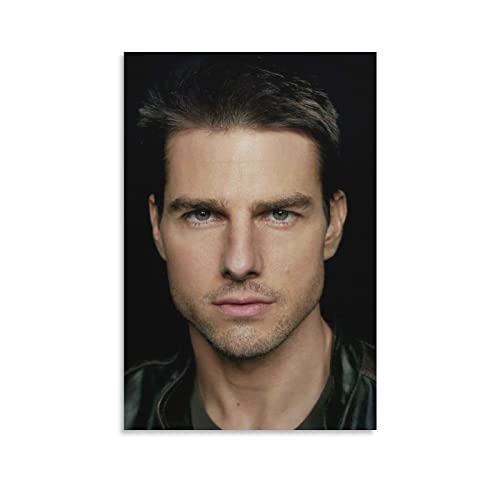 Tom Cruise berühmte schöne Schauspieler-Kunstfoto, 3 Wandkunst, Poster, Geschenke, Schlafzimmer, Heimdekoration, hängendes Bild, Leinwand, Poster, 50 x 75 cm von LIANGFANG