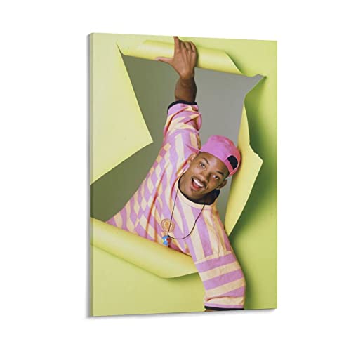 Will Smith Star Art Foto-Poster, 2 Poster, Wandkunst, Gemälde, Leinwand, Geschenk, Wohnzimmer, Schlafzimmer, Dekoration, Poster, Kunstwerke, 60 x 90 cm von LIANGFANG