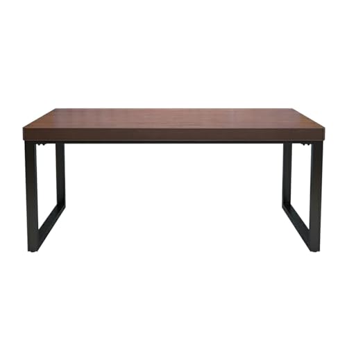 LIANGGM Schreibtisch Computertisch Aus Massivholz, Schmiedeeiserne Beine, Schreibtisch, Schreibtischdicke 5 cm, Heim-Laptop-Computertisch, Spieltisch Bürotisch Arbeitsplatz(160x70x75cm) von LIANGGM