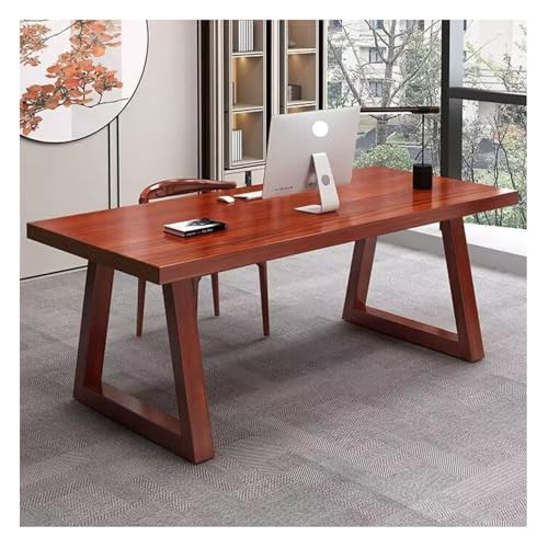 LIANGGM Schreibtisch Massivholz Computer Schreibtisch Büro Home Study Holz Einfache Moderne Workstation Bürotisch Arbeitsplatz(A,160x70x75cm) von LIANGGM
