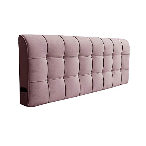 LIANGLIANG-kaodian Rückenlehne Bett Lenden Kissen Schlafzimmer Doppelt Rückenlehne Sanft Hautfreundlich Einfach Zu Lagern Waschbar, 3 Farben, 4 Größe (Color : A, Size : 200x58x10cm) von LIANGLIANG-kaodian