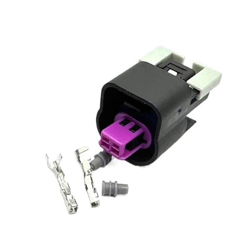 LIANGMEI 1 Set 2 Pin Starter Teile Auto VVT Batery Ventil Soleno1d Ventile Stecker 15355319 15335987 Automobil Nockenwelle Einlass Draht Buchse(Grey plug,1 Set) von LIANGMEI