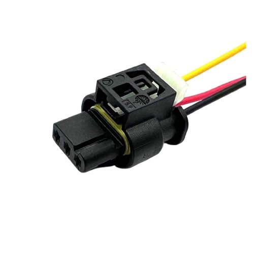LIANGMEI 1 Satz 3-poliger Auto-Rückfahrradar-Stecker 7615490-03 872-858-541 Öldrucksensor-Stecker 1718653-1 1-1718644-2(Army green,5 Sets) von LIANGMEI
