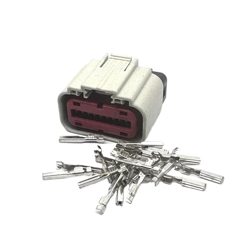LIANGMEI 1 Set 18 Pin Auto ACC Cruise Stecker ECU Zünder Buchse Automotive Air Flow Meter Stecker 1488533-5 1488533-6 2203663-5 2203663-6(Dark Grey,1 Set) von LIANGMEI