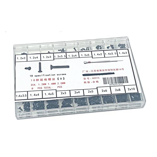LIANGMEI Qingqing Store 18 Typen Mini-Schraube DIY. KIT-Laptop-Computer montieren Reparaturschraube Befestigungssatz von LIANGMEI