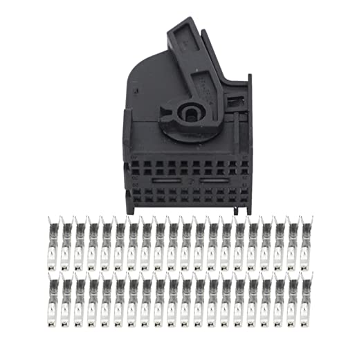 LIANGMEI Qingqing Store 40-poliger schwarzer Stecker-Car-Kabelbaumverbinder mit Anschluss 967286-1, DJ7402-0.6-21 40P. Autoanschluss (Package : 1 Set) von LIANGMEI
