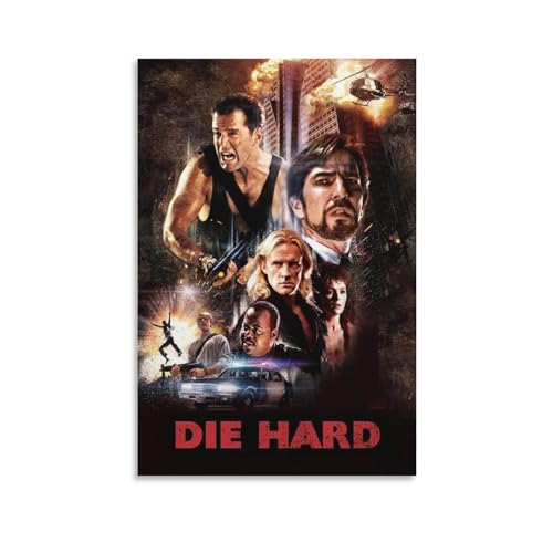 LIANGSHUANG 1980er Jahre Heist Films Die Hard Poster Kunstwerke Leinwand Poster Wandkunst Drucke Home Modern Decor 40 x 60 cm von LIANGSHUANG