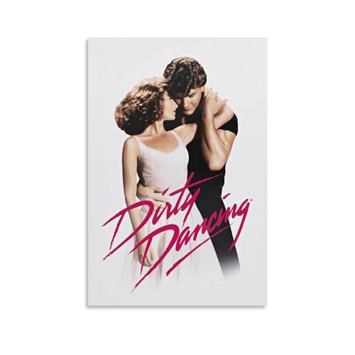 LIANGSHUANG 1987 Romantisches Drama Dance Film Dirty Dancing Poster Kunstwerke Bild Druck Poster Wandkunst Malerei Leinwand Dekor Home Poster 50 x 75 cm von LIANGSHUANG