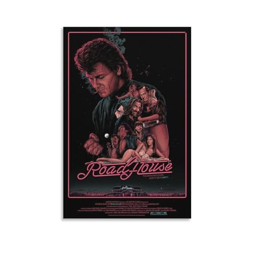 LIANGSHUANG 1989 American Action Drama Film Road House Poster Druck Foto Kunst Malerei Leinwand Poster Home Modern Decor Poster 40 x 60 cm LIANGSHUANG 1989 American Action Drama Film Road House Poster Druck Foto Kunst Malerei Leinwand Poster Home Modern Decor Poster 40 x 60 cm von LIANGSHUANG