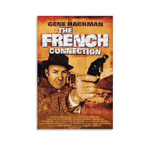 LIANGSHUANG American Crime Thriller Films The French Connection Poster Leinwand Gemälde Poster Wandkunst Dekorative Bild Drucke Moderne Dekoration 30 x 45 cm von LIANGSHUANG