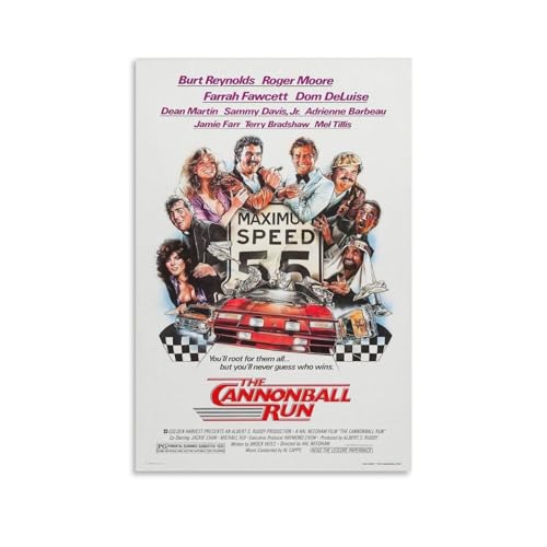 LIANGSHUANG Poster 1981 Action Comedy Film The Cannonball Run, coole Kunstwerke, Malerei, Wandkunst, Leinwanddrucke, hängende Bilder, Poster, 40 x 60 cm LIANGSHUANG Poster 1981 Action Comedy Film The Cannonball Run, coole Kunstwerke, Malerei, Wandkunst, Leinwanddrucke, hängende Bilder, Poster, 40 x 60 cm von LIANGSHUANG