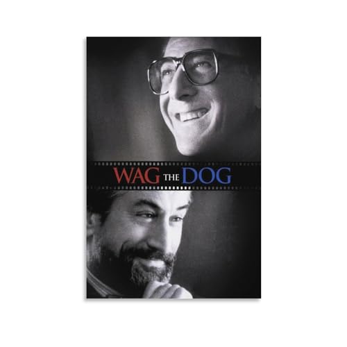 LIANGSHUANG Poster aus den 1990er-Jahren, Motiv: Wag The Dog, Poster, Kunstdruck, Wandfoto, Malerei, Poster, hängendes Bild, Familiendekoration, 40 x 60 cm von LIANGSHUANG