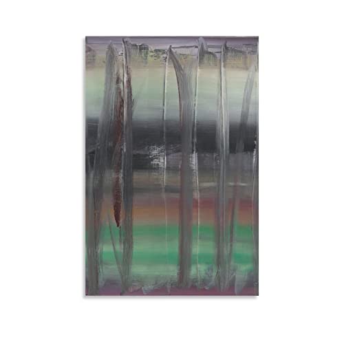 LIANGSHUANG Poster mit abstrakten Malern, Gerhard Richter Abstraktes, Leinwand-Kunstposter und Wandkunst, Bilddruck, moderne Familiendekor-Poster, 60 x 90 cm von LIANGSHUANG