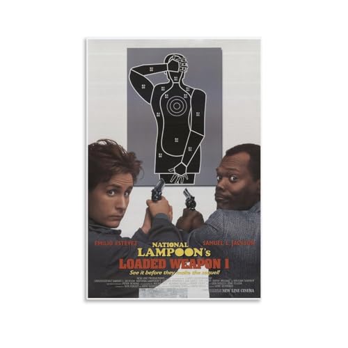 LIANGSHUANG Poster mit amerikanischer Parodie aus dem Jahr 1993, Filmposter mit geladener Waffe, Wandkunst, Poster, Rollen, Leinwand, Gemälde, Bild, Wohnzimmerdekoration, Zuhause, 60 x 90 cm LIANGSHUANG Poster mit amerikanischer Parodie aus dem Jahr 1993, Filmposter mit geladener Waffe, Wandkunst, Poster, Rollen, Leinwand, Gemälde, Bild, Wohnzimmerdekoration, Zuhause, 60 x 90 cm von LIANGSHUANG