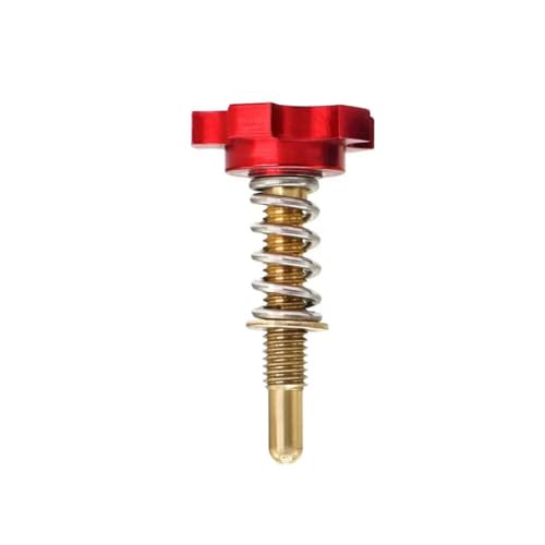 LIANGYIMEI Für 21-34MM PWK Vergaser Leerlaufdrehzahl Schraube Motorrad Vergaser Leerlaufeinstellschraube Kit(Red) von LIANGYIMEI