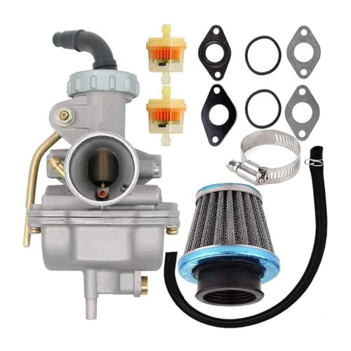 LIANGYIMEI Für 50cc 70cc 90cc 110cc 125cc 4 Takt Motor ATV UTVs Für CRF50F CRF80F XR50R Mit Luft Kraftstoff Filter PZ20 Vergaser von LIANGYIMEI
