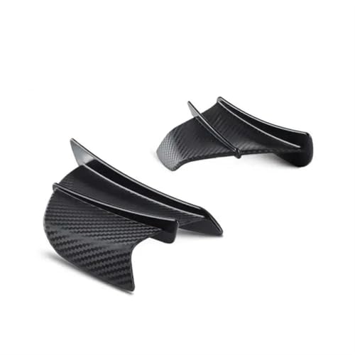 LIANGYIMEI Für Ducati 899 959 1198 1198S 1199 1299 Für Panigale V4 V4S V4R V2 Für Supersport S Motorrad Winglet Aerodynamischer Wing Kit Spoiler Verkleidung-Winglet(Matte Carbon Look) von LIANGYIMEI