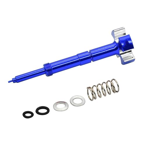 LIANGYIMEI Motorradvergaser CNC Easy Adjustable Air Fuel Mixture Screw Für CRF150R CRF150RB CRF250R CRF250X CRF450R CRF450X(Blue) von LIANGYIMEI