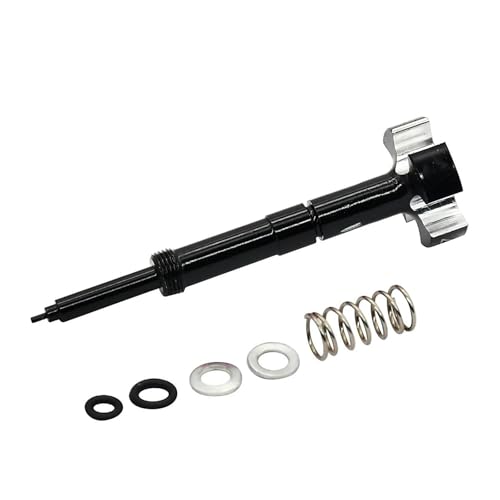 LIANGYIMEI Motorradvergaser CNC Easy Adjustable Air Fuel Mixture Screw Für Yamaha WR250F WR426F WR450F YFZ450 YZ250F YZ426F YZ450F(Black) von LIANGYIMEI