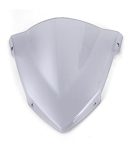 LIANGYIMEI Scheiben & Windabweiser Für Y&amaha MT-07 FZ-07 MT07 FZ07 MT FZ 07 2018-2024 2023 2022 2021 Motorrad Windschutzscheibe Windabweiser Windschild Spoiler(2018-2020 Light Gray) von LIANGYIMEI