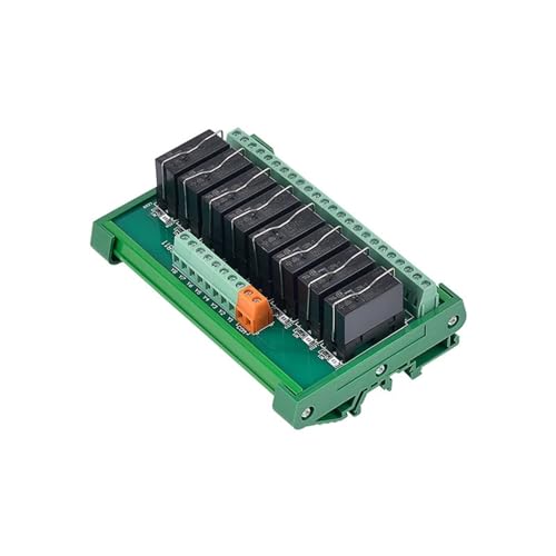 2/4/6/8/10/12/16 Kanäle Din-schiene PLC Relais Modul Modul MCU Ausgang 12V24V NPN/PNP Universal 1NO1NC 1St (Color : 12V, Size : 8 Channels) von LIANKUOD
