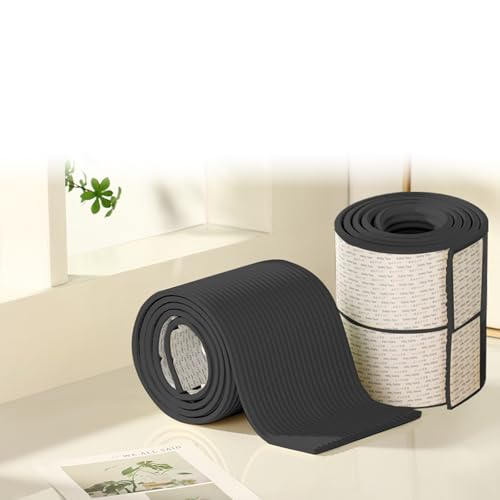 LIANTIAN Antikollisions-Wandpolster für Kinder, Antikollisions-Wandpolsterplatten, Wandpolster für Kinderspielzimmer, geeignet für Schlafzimmer und Kindergarten(Black,6m) von LIANTIAN