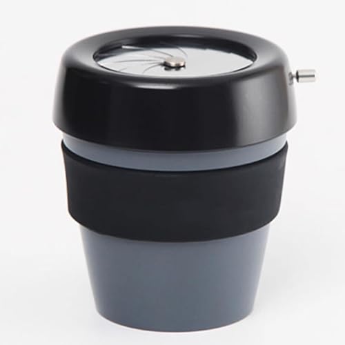 LIANTIAN Auto-Aschenbecher, Edelstahl-Aschenbecher, auslaufsicheres und Flugasche-sicheres Design, einfaches Winddesign, geeignete Autos/Häuser(Blue,5.9 * 8.9 * 9.8) von LIANTIAN