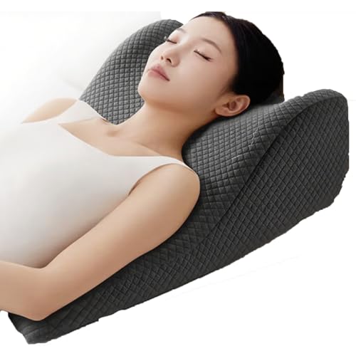 LIANTIAN Bequemes Schlafkissen, multifunktionale Rückenlehne, Gute Unterstützung, natürliche Passform auf dem Rücken, geeignet für zu Hause(Dark Gray,60 * 50 * 30CM) von LIANTIAN